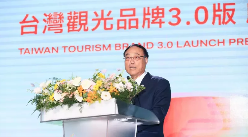 觀光署今天舉辦「台灣觀光品牌3.0版」啟動記者會，觀光署長周永暉期盼新的觀光識別形象系統，能讓台灣觀光更亮眼、更吸引國際目光。（圖片提供：聯合新聞網）