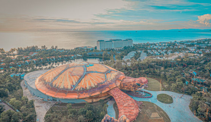 富國島珍珠遊樂園有世界最大海龜造型水族館。（圖片提供：ETtoday新聞雲）