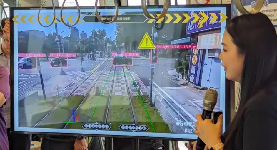 AI行車軌道事前偵測與即時告警，可偵測軌道異物，精準度90%以上。（圖片提供：聯合新聞網）
