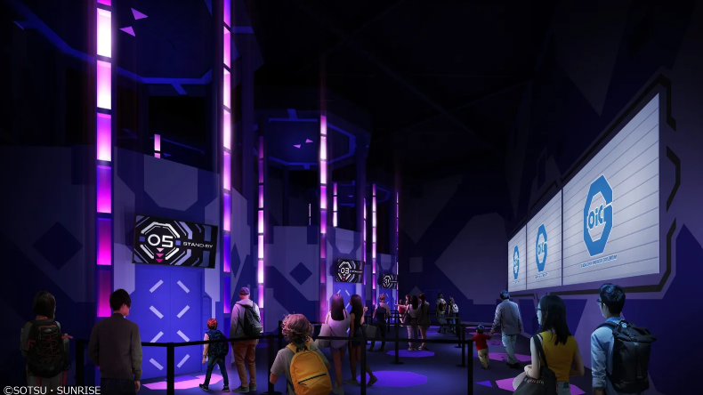 「Gundam Next Future Pavilion」（鋼彈館）示意圖。（圖片提供：GQ）